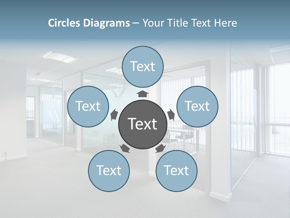 Lit Screen Ceiling PowerPoint Template