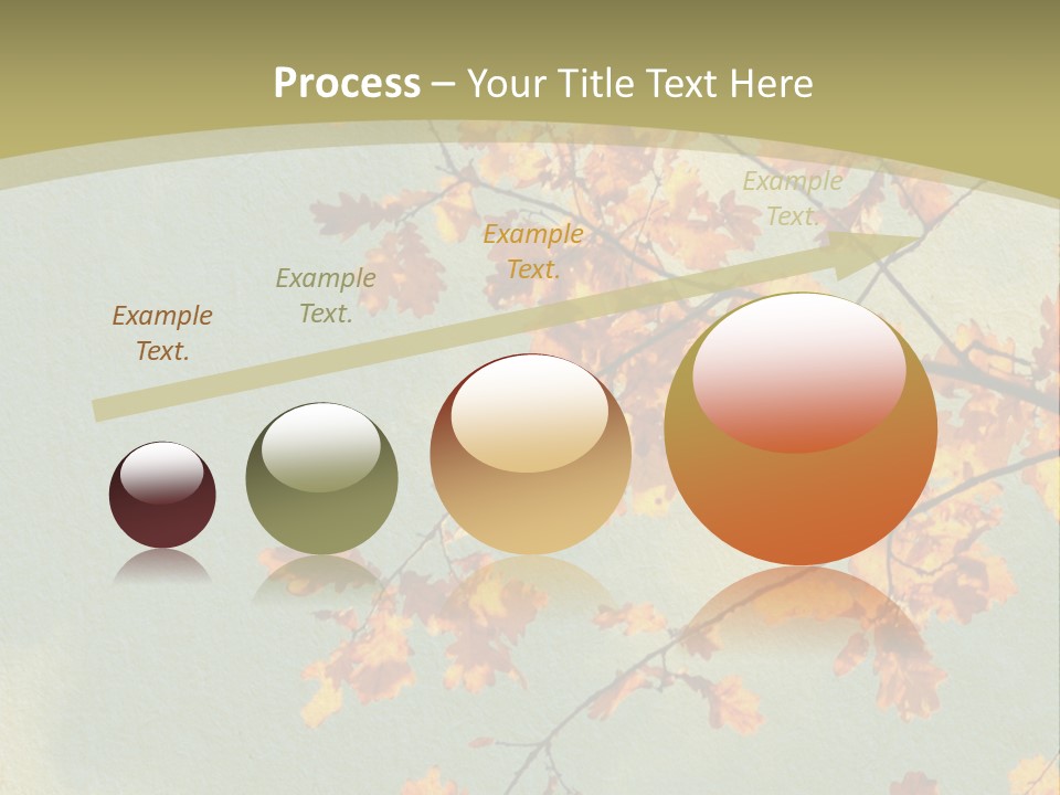 Outdoors Gold Vignette PowerPoint Template