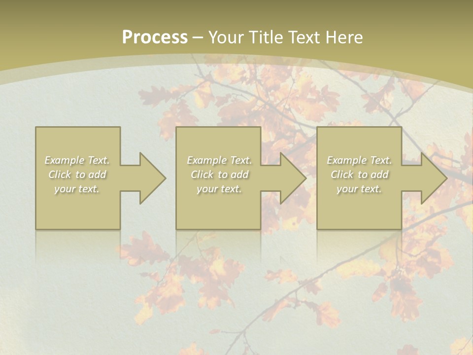 Outdoors Gold Vignette PowerPoint Template