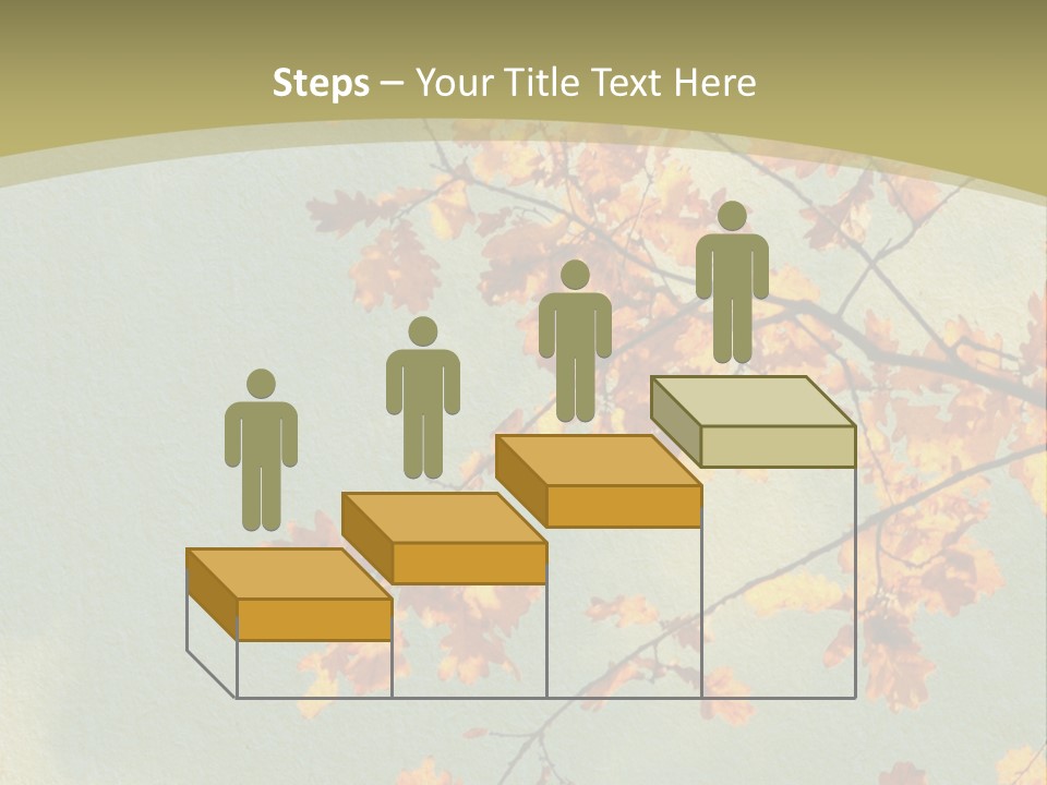 Outdoors Gold Vignette PowerPoint Template