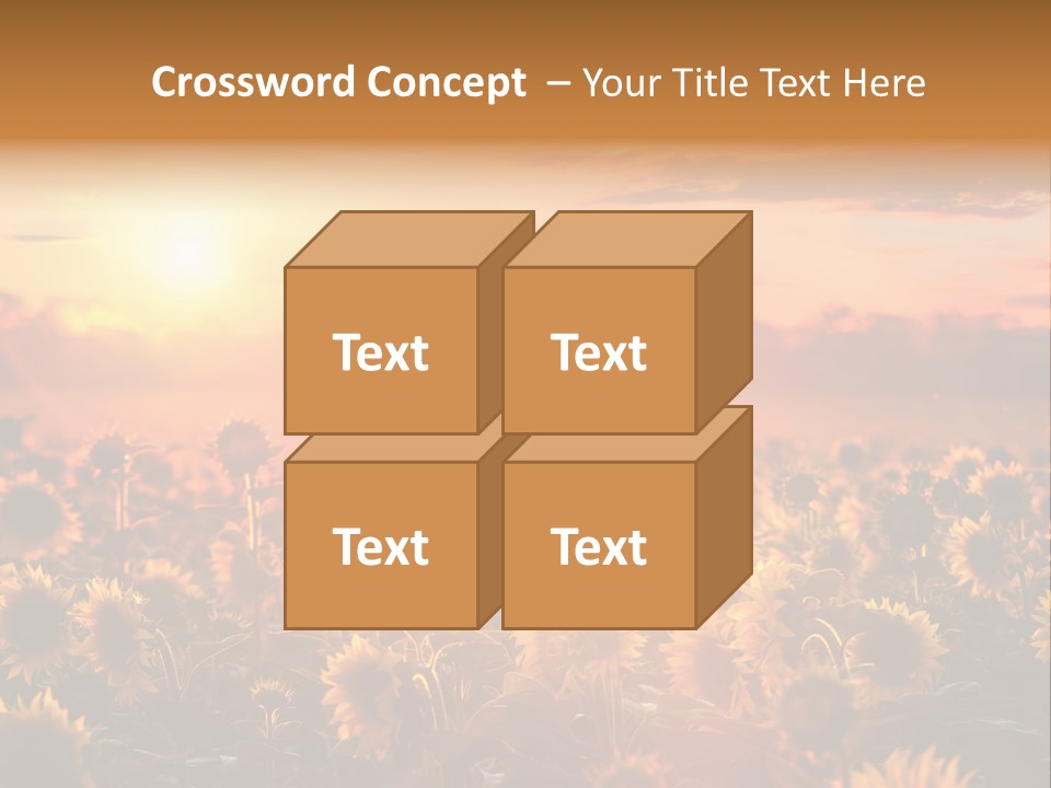 Flower Fiery Vibrant PowerPoint Template