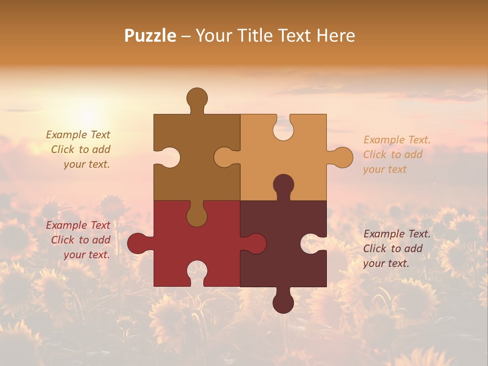 Flower Fiery Vibrant PowerPoint Template