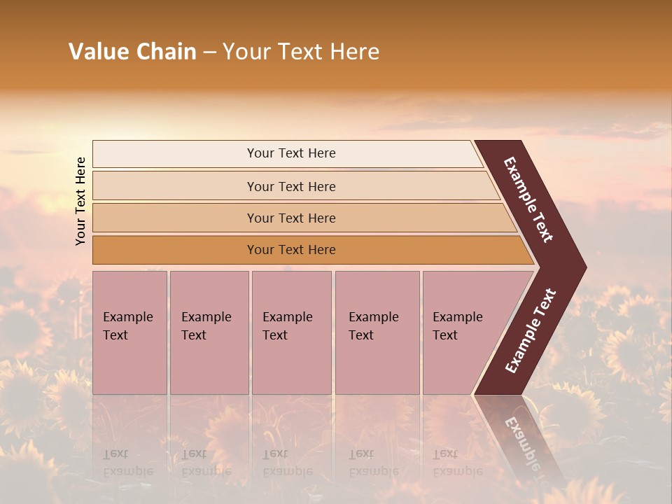 Flower Fiery Vibrant PowerPoint Template