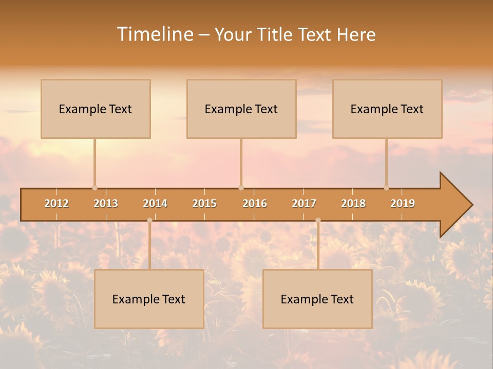 Flower Fiery Vibrant PowerPoint Template