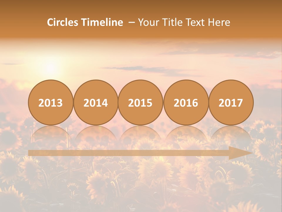 Flower Fiery Vibrant PowerPoint Template