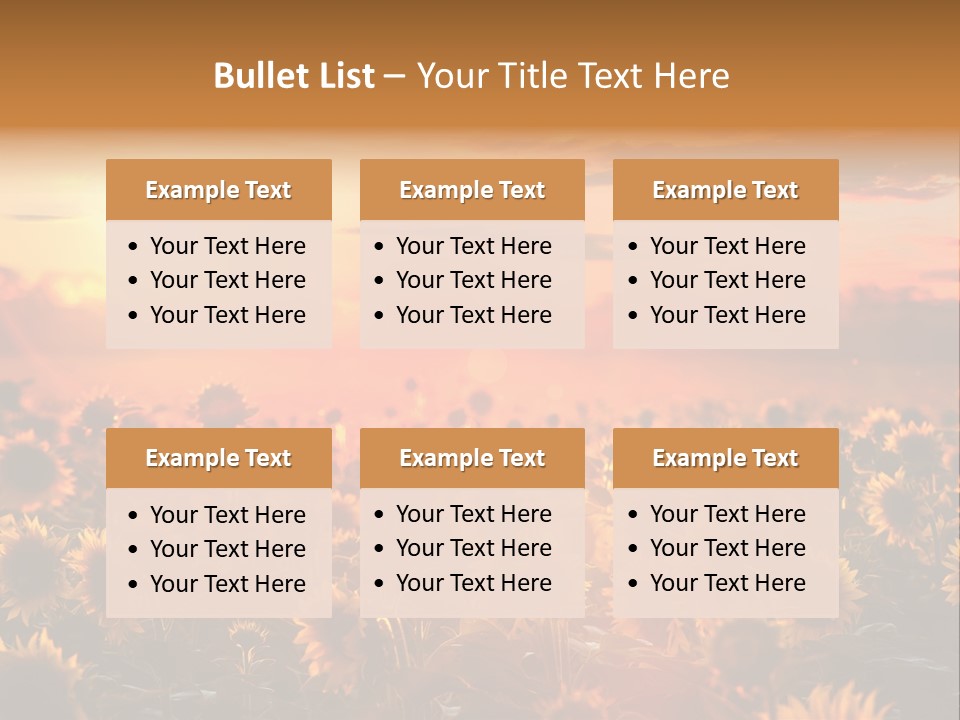 Flower Fiery Vibrant PowerPoint Template