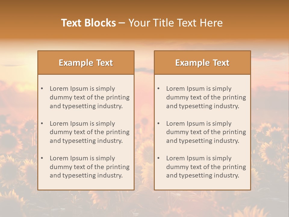 Flower Fiery Vibrant PowerPoint Template