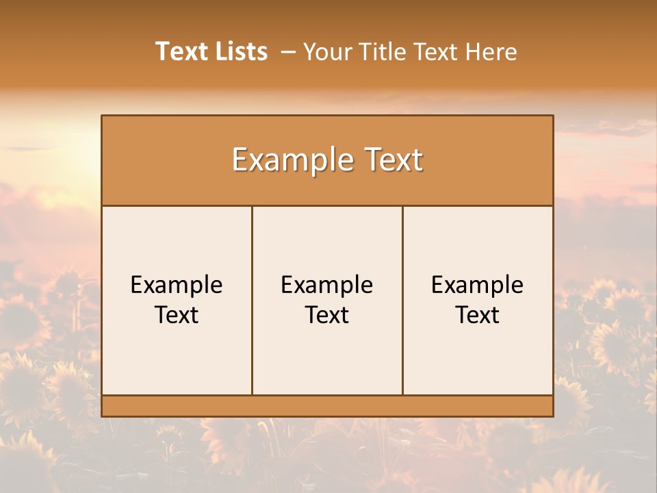 Flower Fiery Vibrant PowerPoint Template