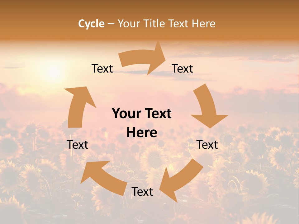 Flower Fiery Vibrant PowerPoint Template