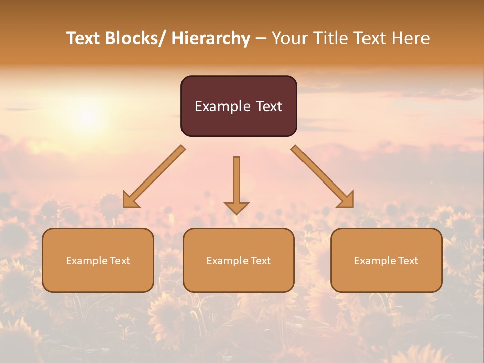 Flower Fiery Vibrant PowerPoint Template