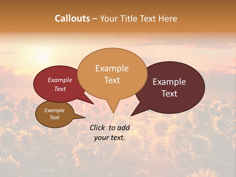 Flower Fiery Vibrant PowerPoint Template