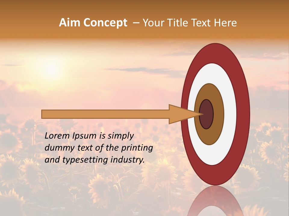 Flower Fiery Vibrant PowerPoint Template