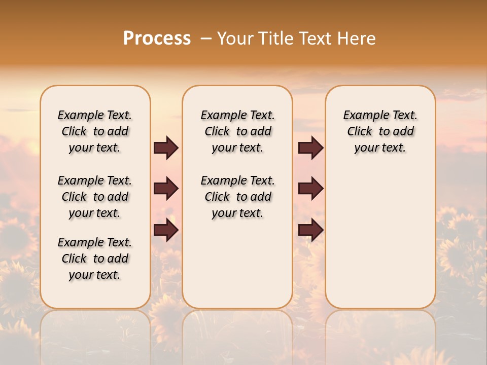 Flower Fiery Vibrant PowerPoint Template