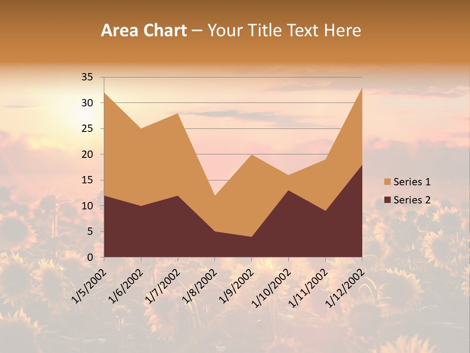 Flower Fiery Vibrant PowerPoint Template