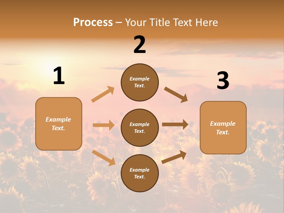 Flower Fiery Vibrant PowerPoint Template