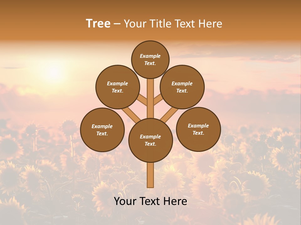 Flower Fiery Vibrant PowerPoint Template