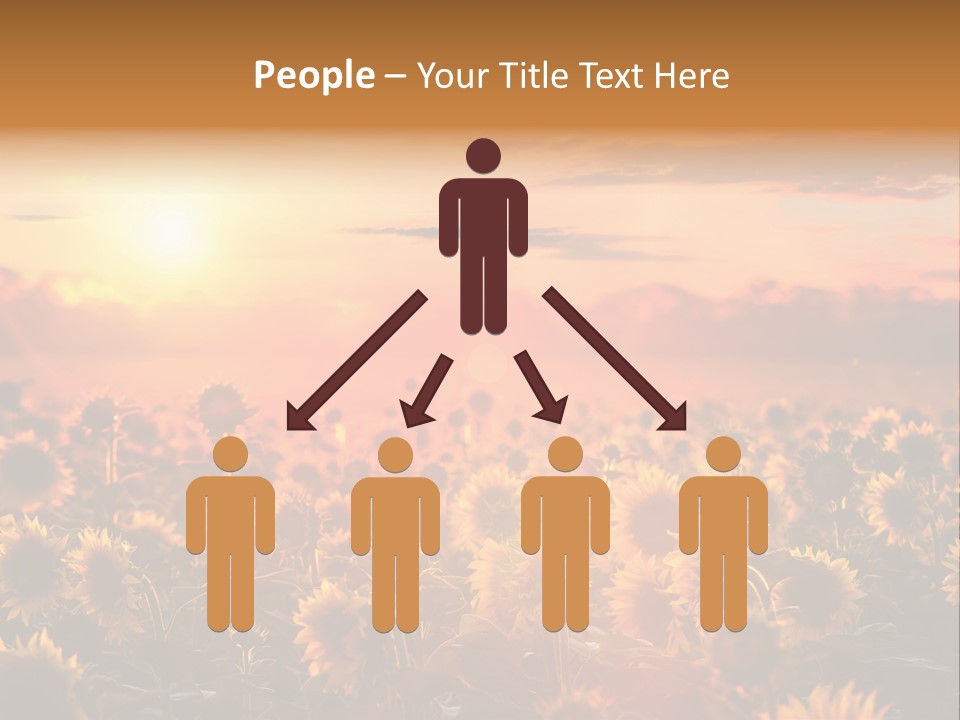 Flower Fiery Vibrant PowerPoint Template