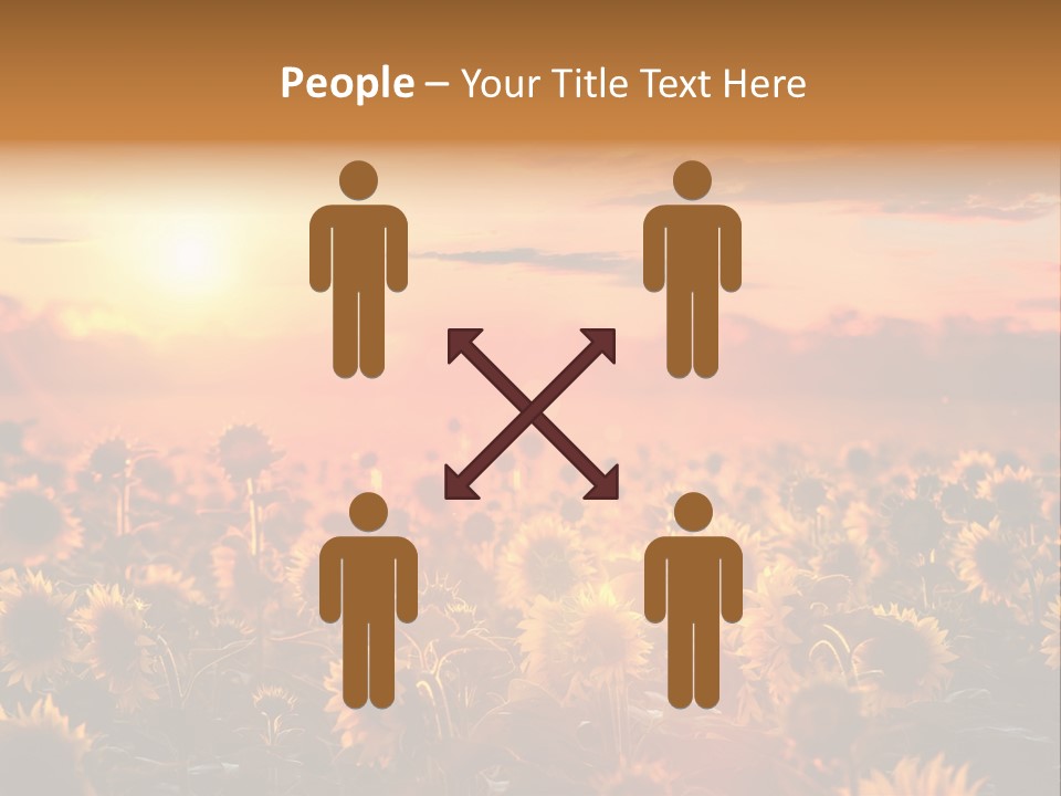 Flower Fiery Vibrant PowerPoint Template