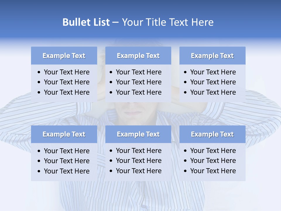 A Man Covering His Eyes While Laying In Bed PowerPoint Template