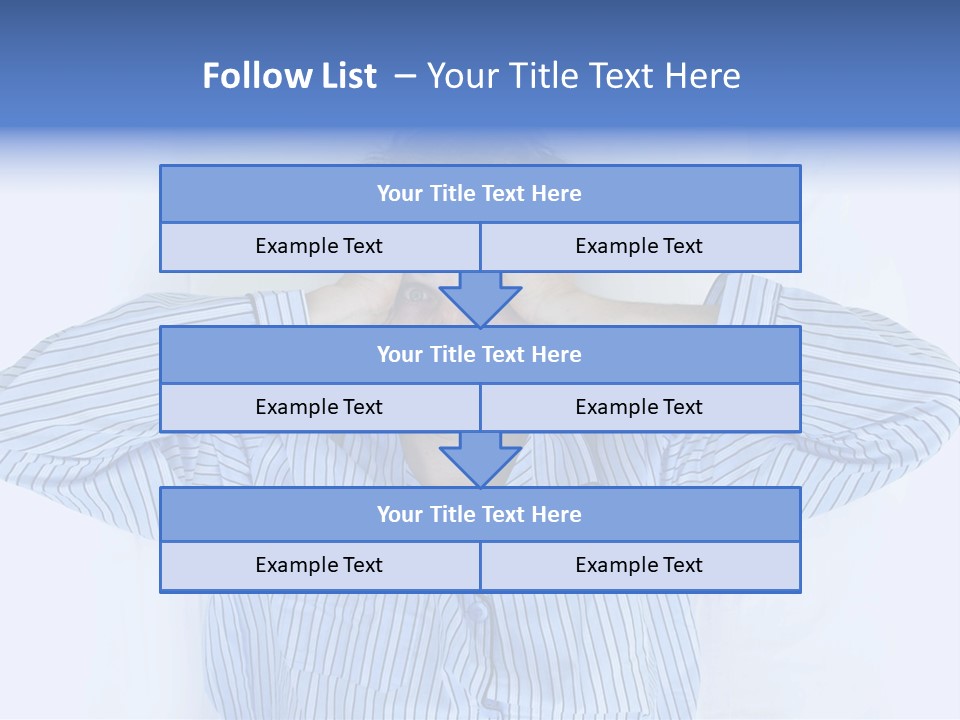 A Man Covering His Eyes While Laying In Bed PowerPoint Template