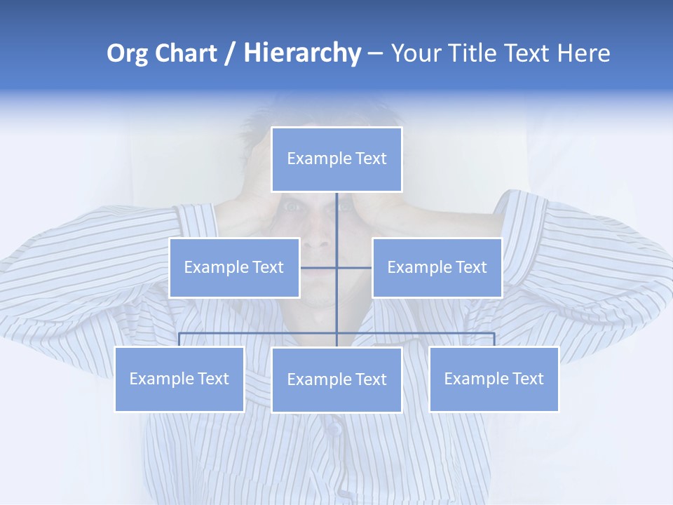 A Man Covering His Eyes While Laying In Bed PowerPoint Template