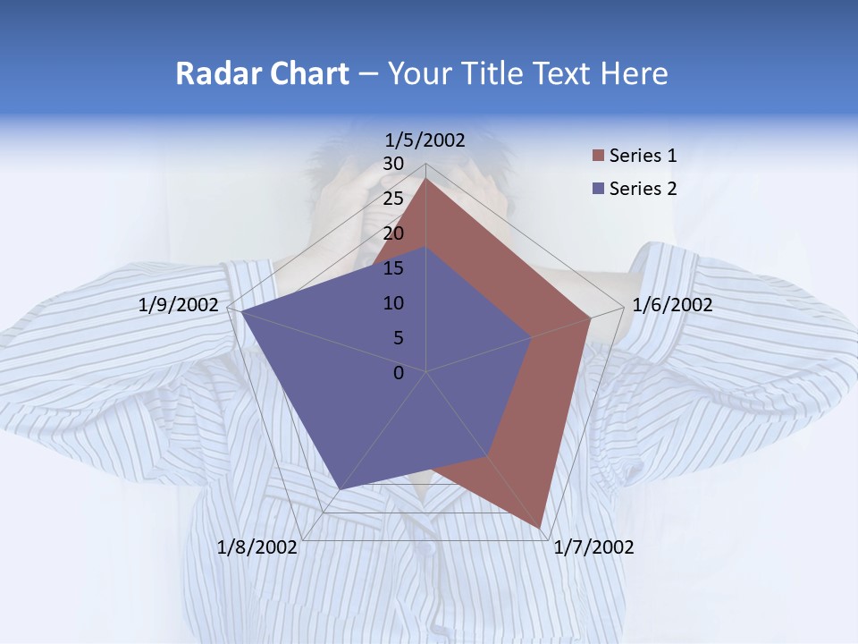 A Man Covering His Eyes While Laying In Bed PowerPoint Template