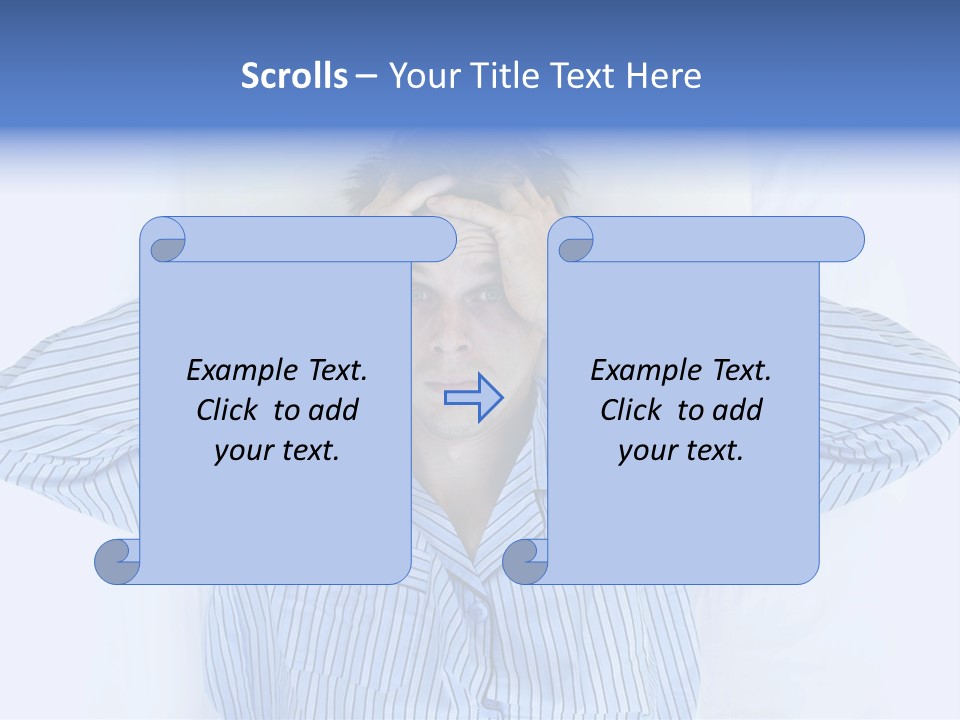 A Man Covering His Eyes While Laying In Bed PowerPoint Template