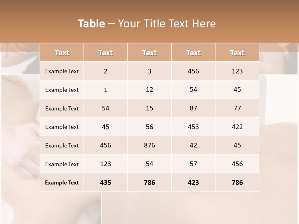 Therapy Natural Purity PowerPoint Template