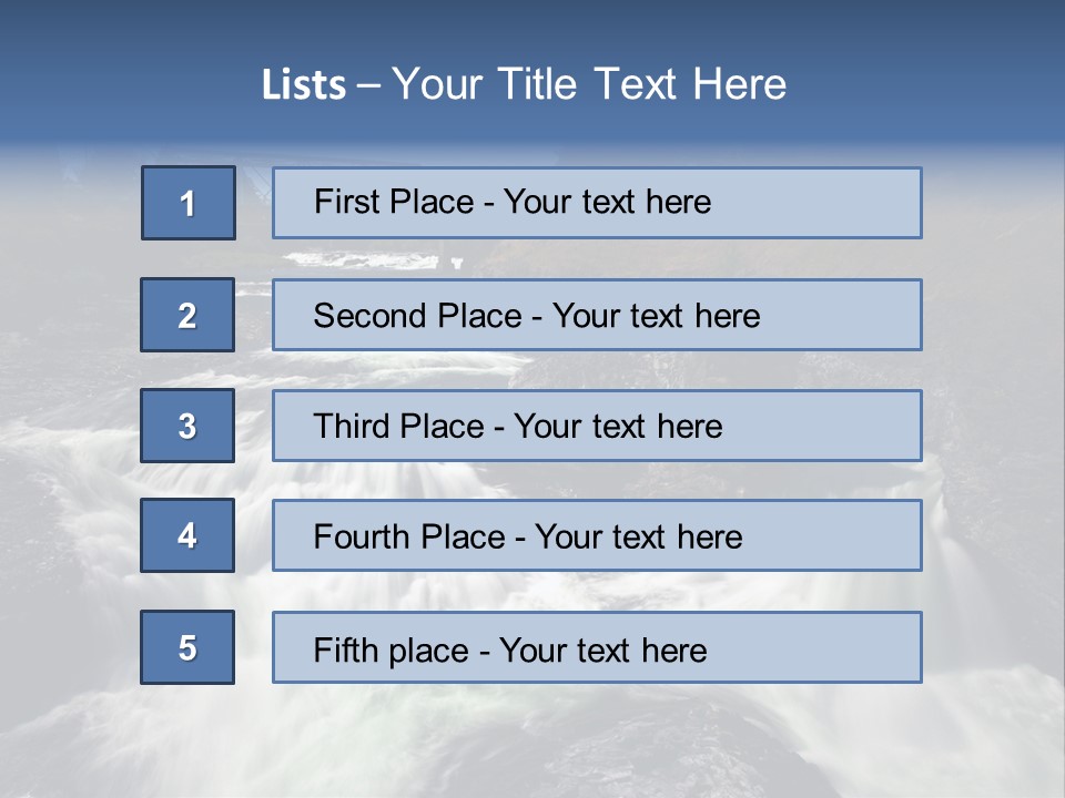 Sky Hills Washington PowerPoint Template