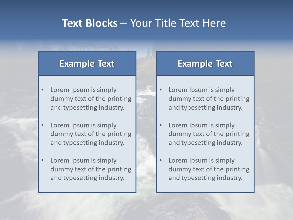 Sky Hills Washington PowerPoint Template