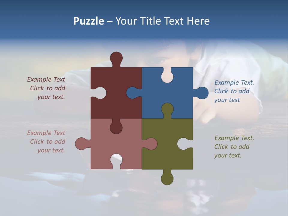 Outdoors Small Happiness PowerPoint Template