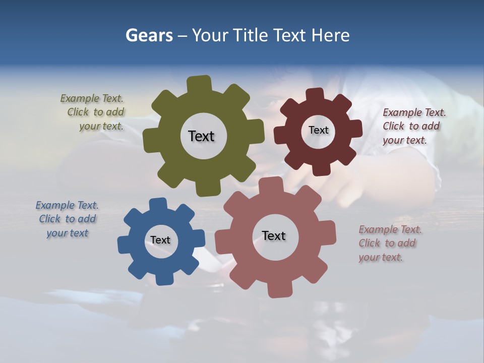 Outdoors Small Happiness PowerPoint Template