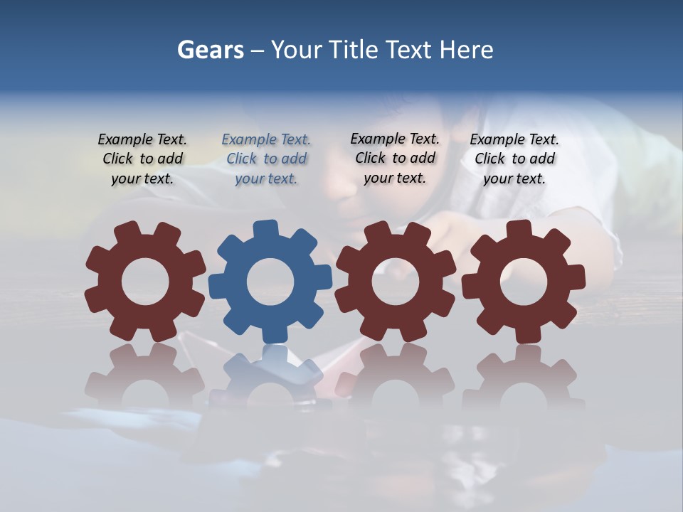 Outdoors Small Happiness PowerPoint Template