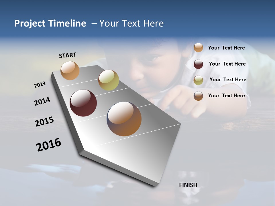 Outdoors Small Happiness PowerPoint Template
