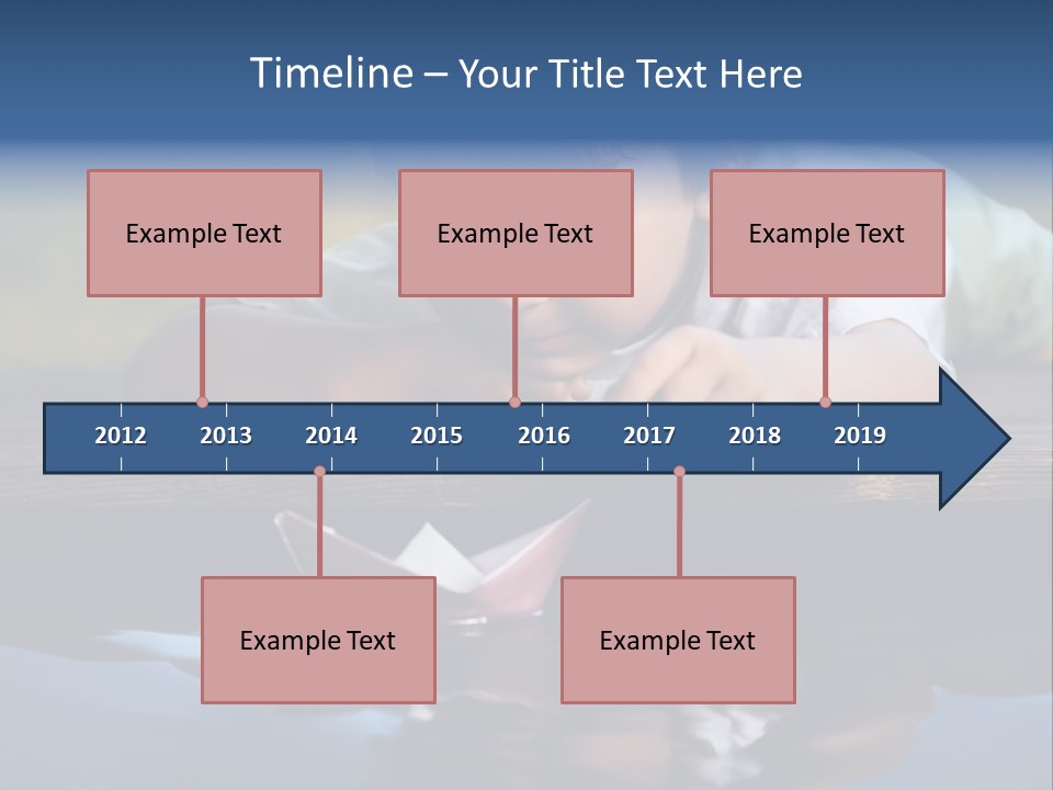 Outdoors Small Happiness PowerPoint Template