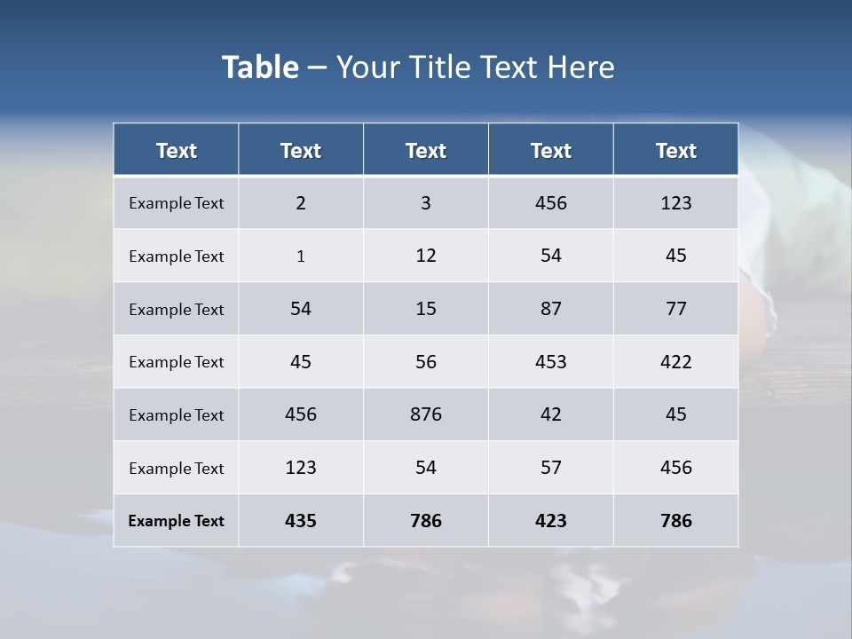 Outdoors Small Happiness PowerPoint Template