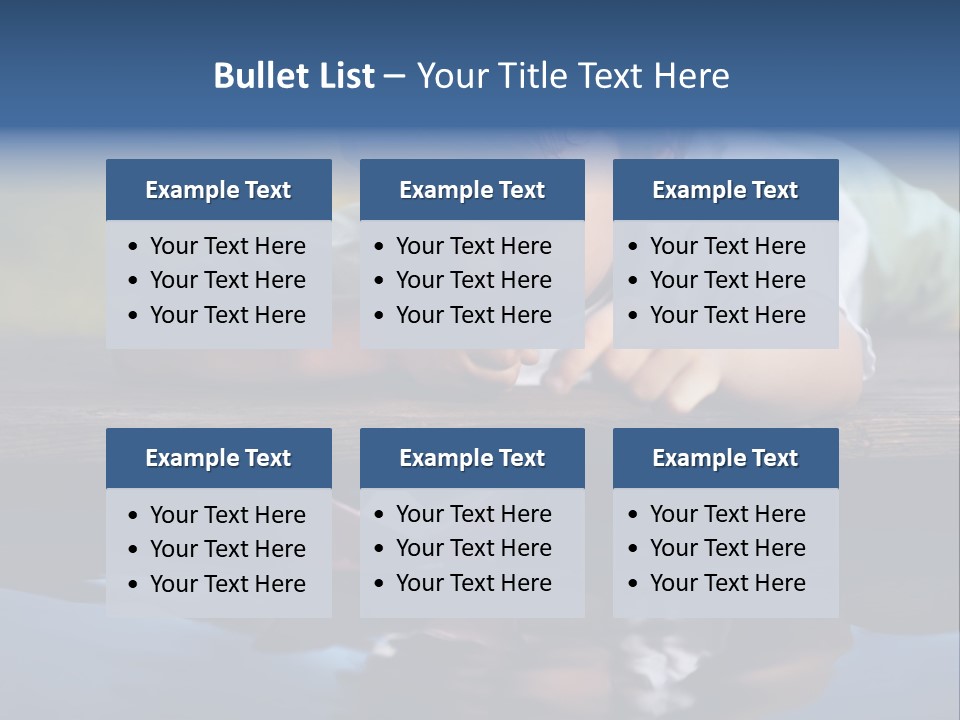 Outdoors Small Happiness PowerPoint Template