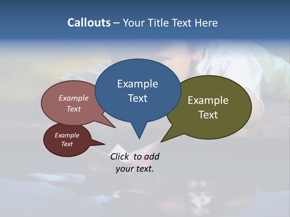 Outdoors Small Happiness PowerPoint Template