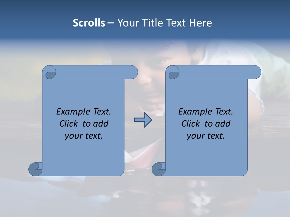 Outdoors Small Happiness PowerPoint Template