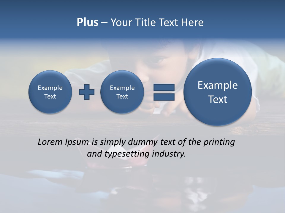 Outdoors Small Happiness PowerPoint Template