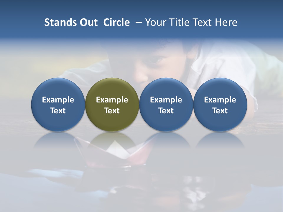 Outdoors Small Happiness PowerPoint Template