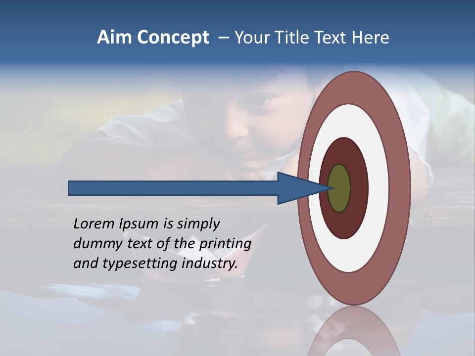 Outdoors Small Happiness PowerPoint Template