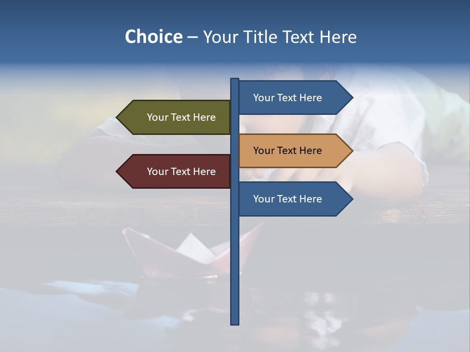 Outdoors Small Happiness PowerPoint Template