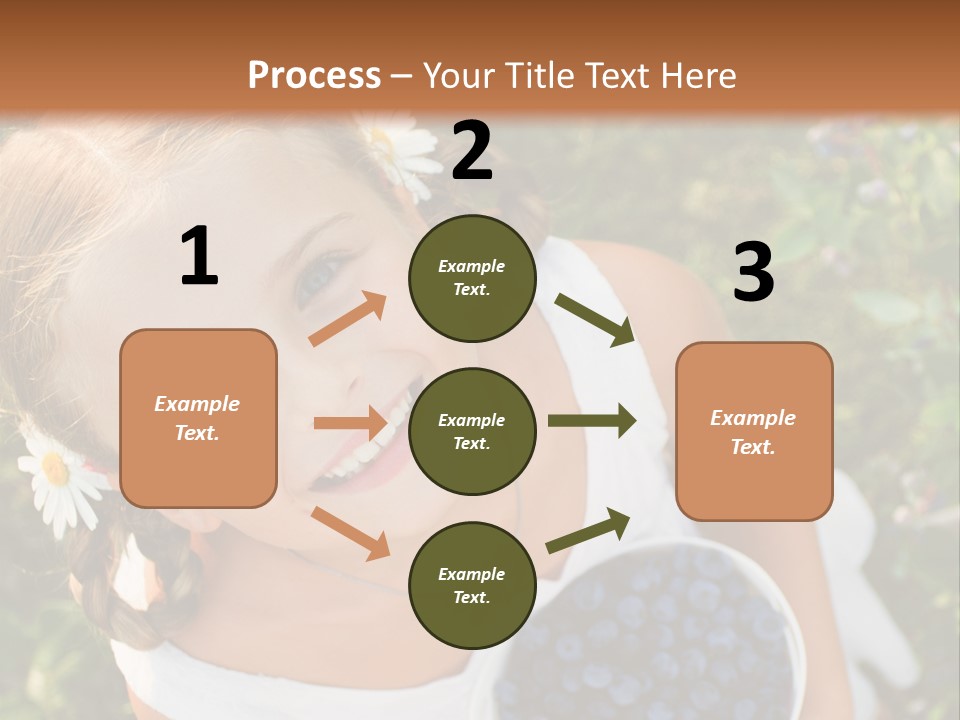 Fresh Pretty Portrait PowerPoint Template