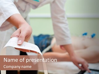 Medical Doctor Graph PowerPoint Template