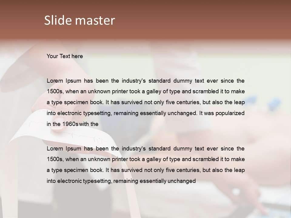 Medical Doctor Graph PowerPoint Template