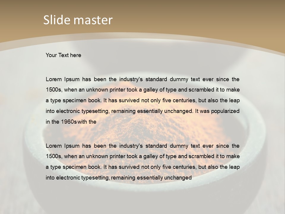 Cooking Rustic Colorful PowerPoint Template