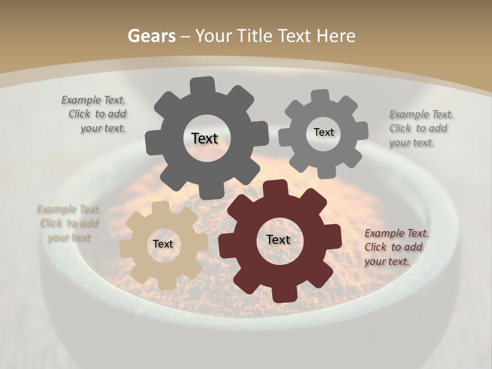 Cooking Rustic Colorful PowerPoint Template