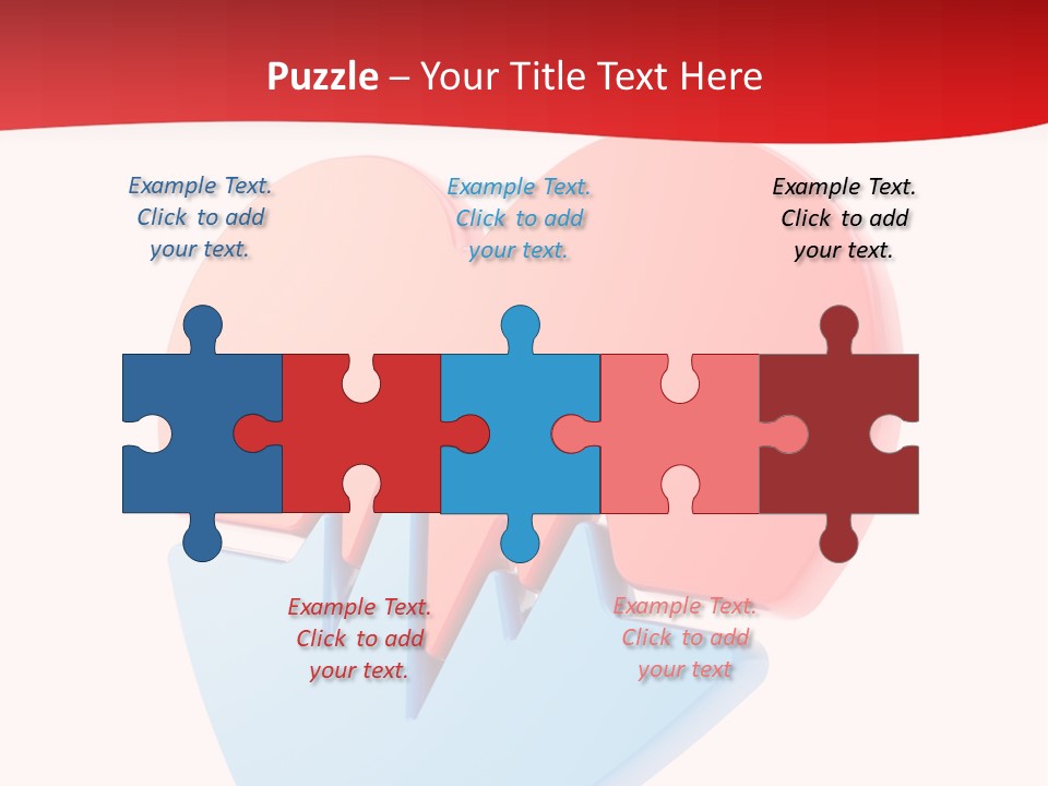 Romance Healthcare Red PowerPoint Template