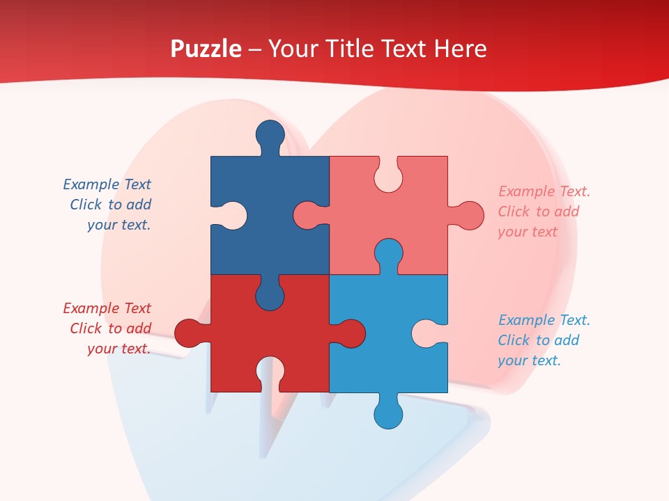 Romance Healthcare Red PowerPoint Template